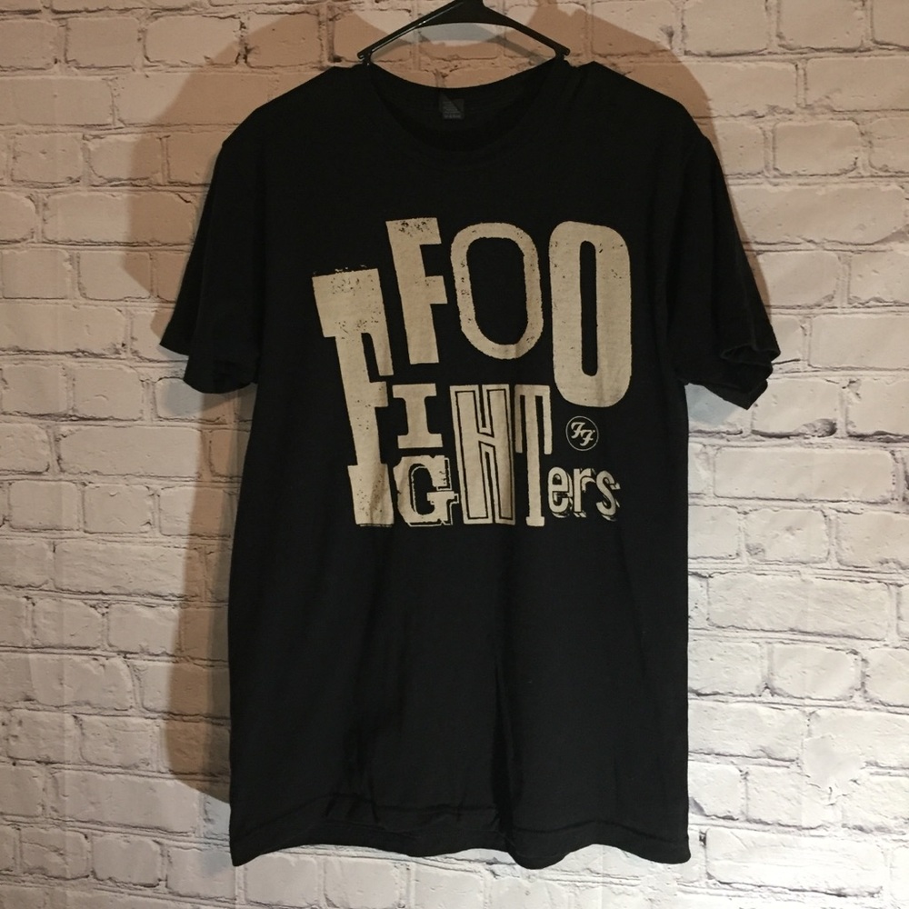 Foo Fighters Black T-shirt Sz L